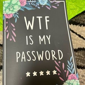 WTF is my password A-Z Book